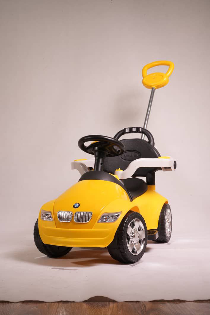 ماشين bmwموزيكال دسته دار كودك